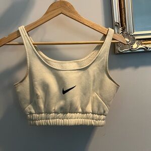 Nike fleece sports bra